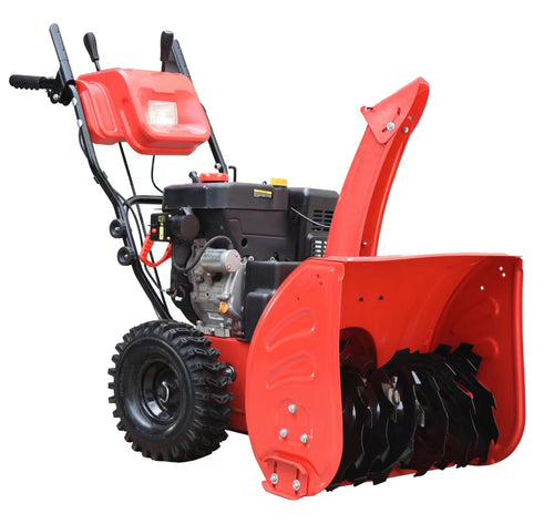 Surmountway Self Propelled Gas Snow BlowerLawn Mower 21-Inch with 170cc Engine, 3-in-1 Enhanced Steel Deck, Large Wheels