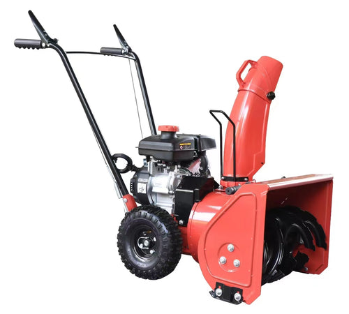 Surmountway Single-Stage Gas Snow Blower with Electric Start, 21-Inch, 212cc 4-StrokeEngine, LED Light (PS21-LED)