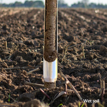 Load image into Gallery viewer, SurmountWay Bodenprobe-Sonde, 30 cm, mit 2 wiederverwendbaren Probenbeuteln, Edelstahl, T-Griff, Bodentest-Kits, Bodensonden für Bodenproben, Pflanzenpflege, Garten, Rasen, Bauernhof