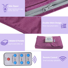 Load image into Gallery viewer, SurmountWay Sauna Blanket Detox Far Infrared, Professional Body Shaper Sauna Blanket Detox Therapy Machine(Upgrade Purple)
