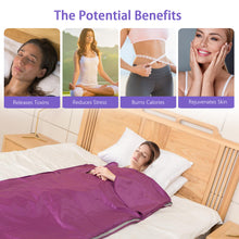 Load image into Gallery viewer, SurmountWay Sauna Blanket Detox Far Infrared, Professional Body Shaper Sauna Blanket Detox Therapy Machine(Upgrade Purple)