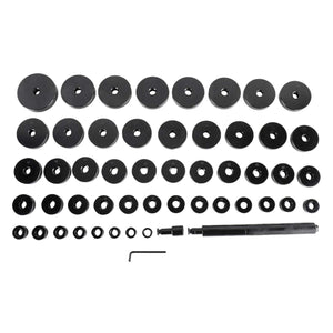 52-in-1 Custom Bushing Driver Set | Transmission Wheel Axle Bearing Race and Seal Installer, Remover, Press Tool Kit
